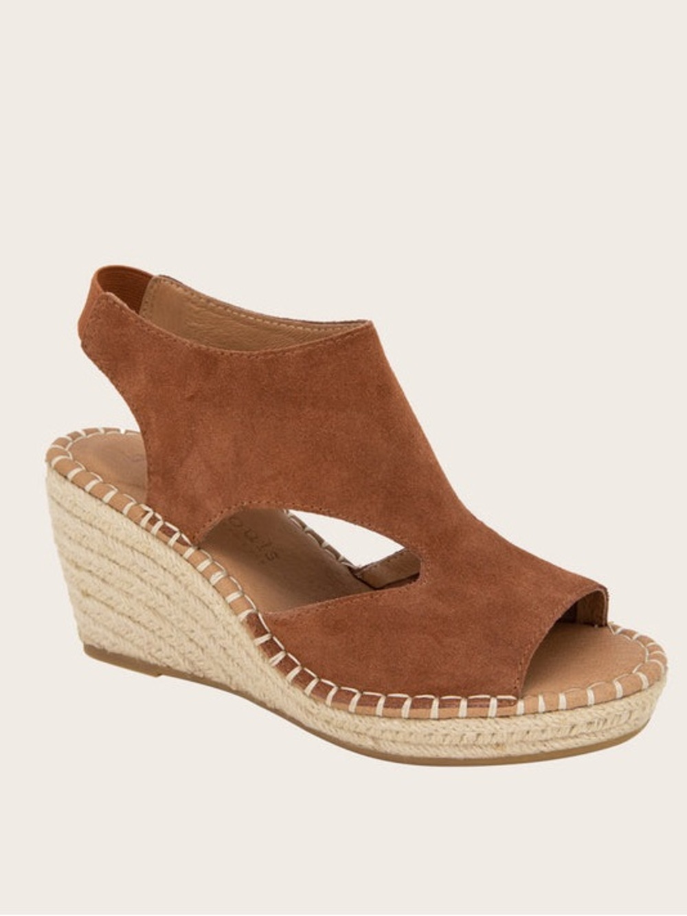 GENTLE SOULS - CODY SUEDE ESPADRILLE WEDGE